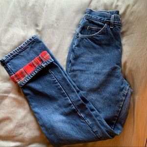 LL Bean Flannel-Lined Jeans